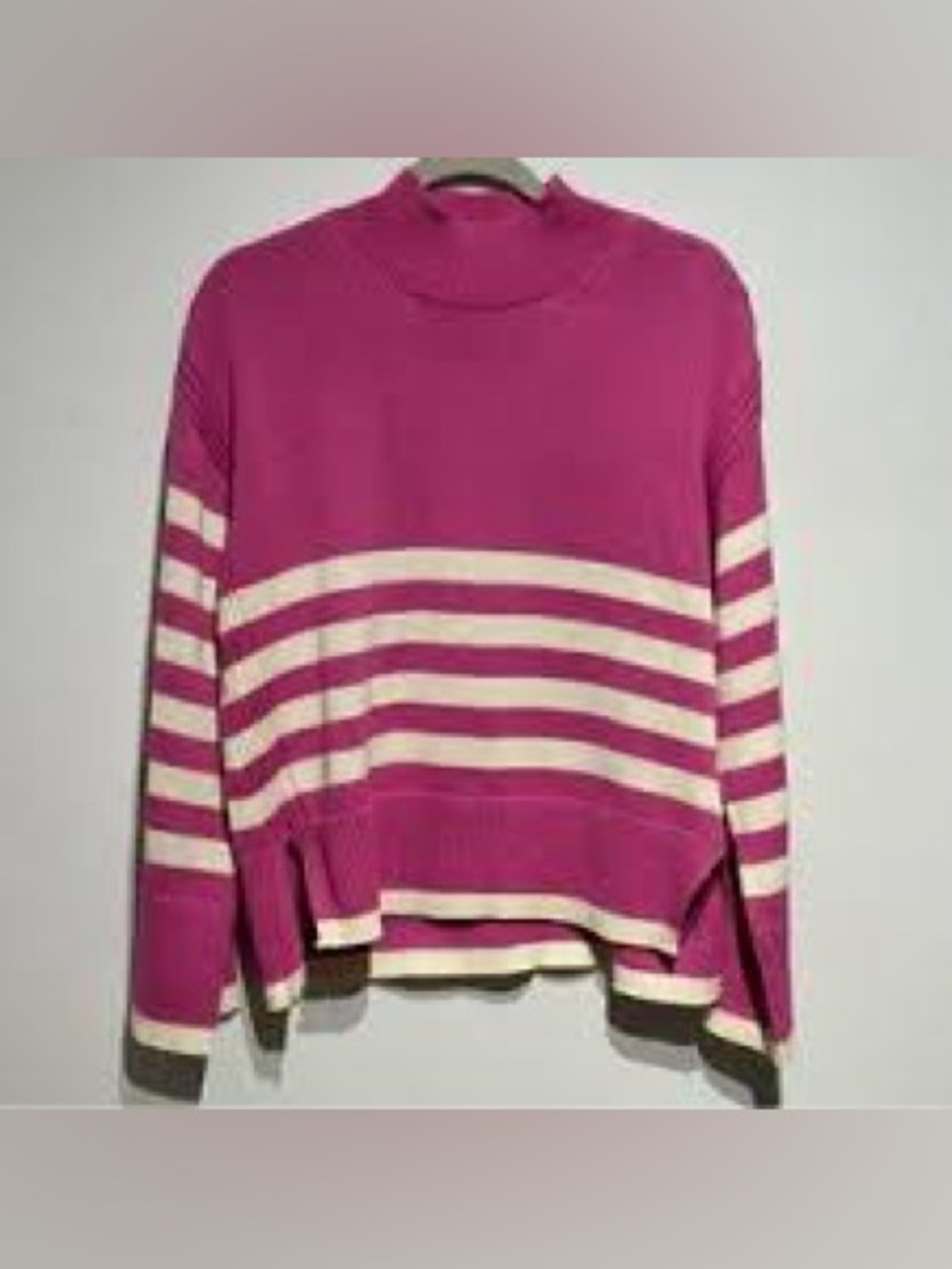 On 34th Women’s Striped Sweater. New. Size:L. Retail:$79.50. Asking: $39.